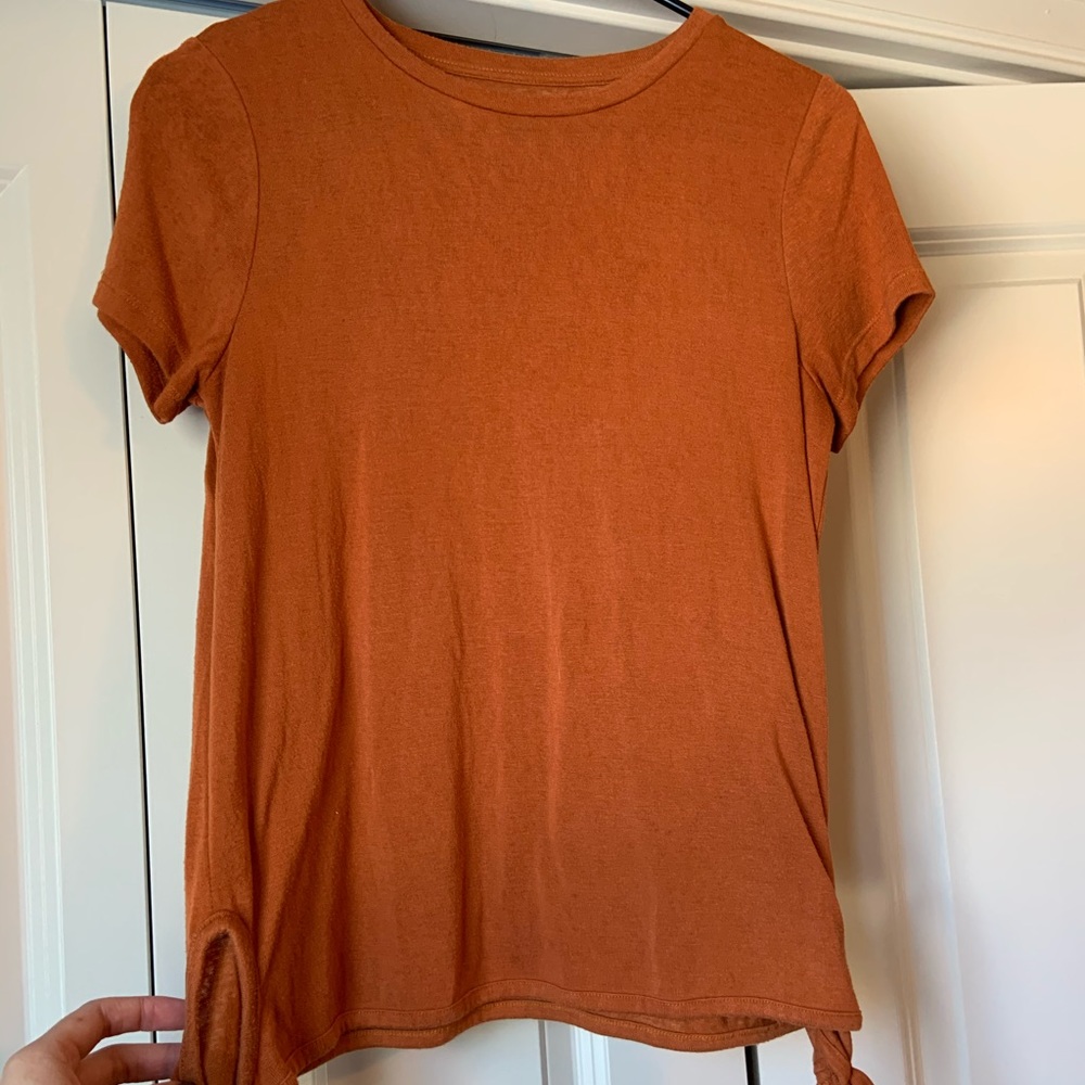 Burnt orange shirt